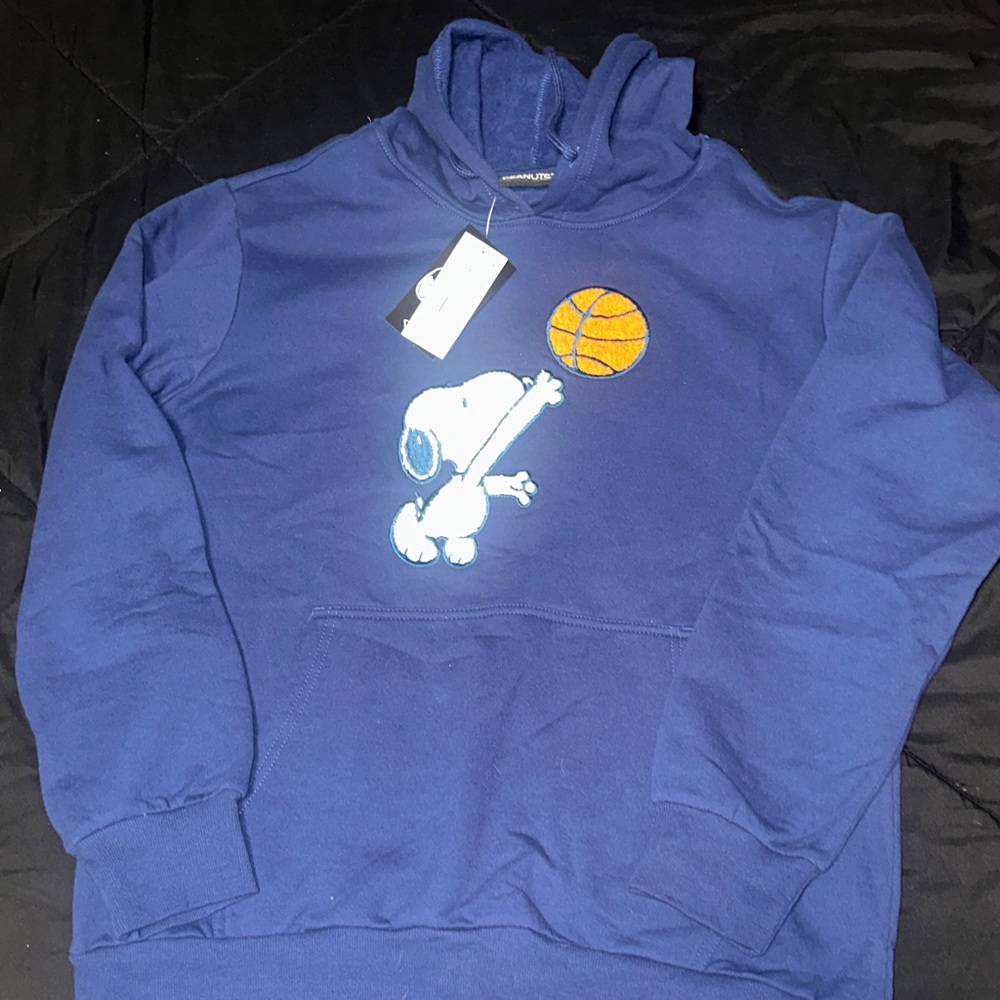 Blue Graphic Hoodie